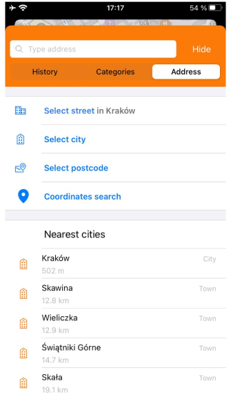 Пошук iOS