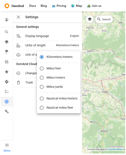 Одиниці веб-версії